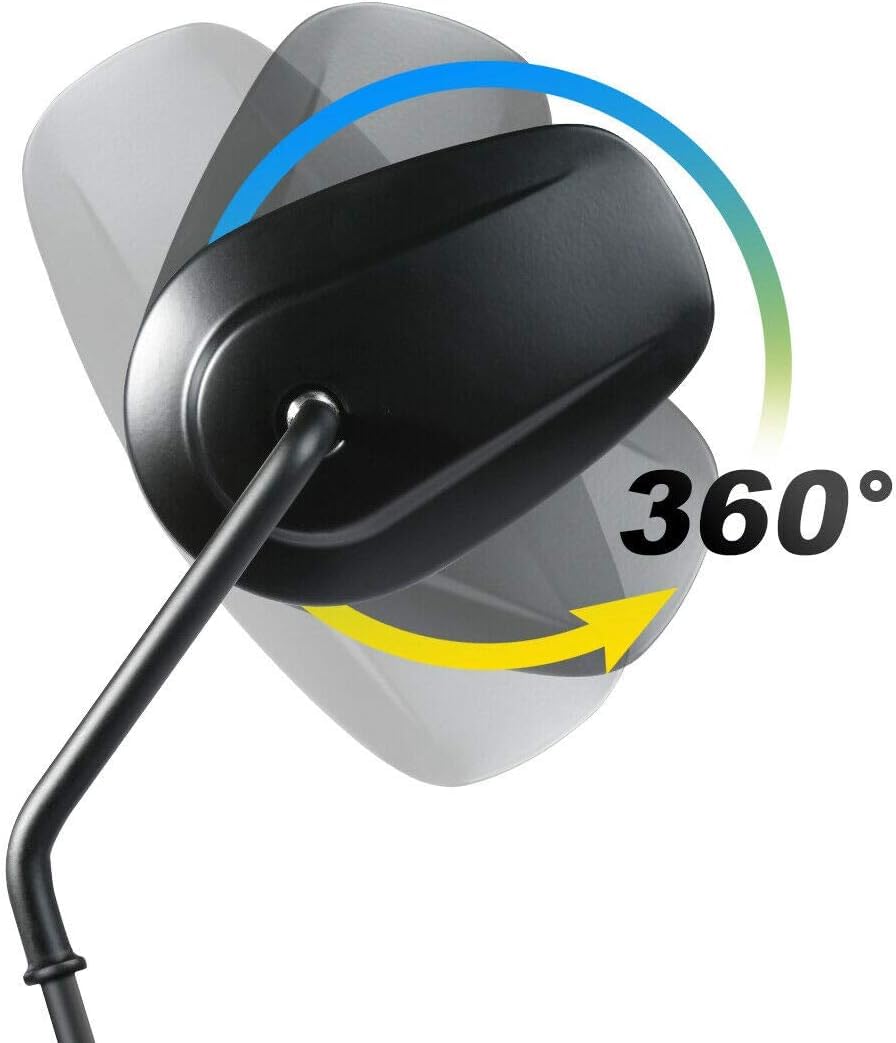 VPZMT teardrop rearview mirror for Harley Dyna blends style and function