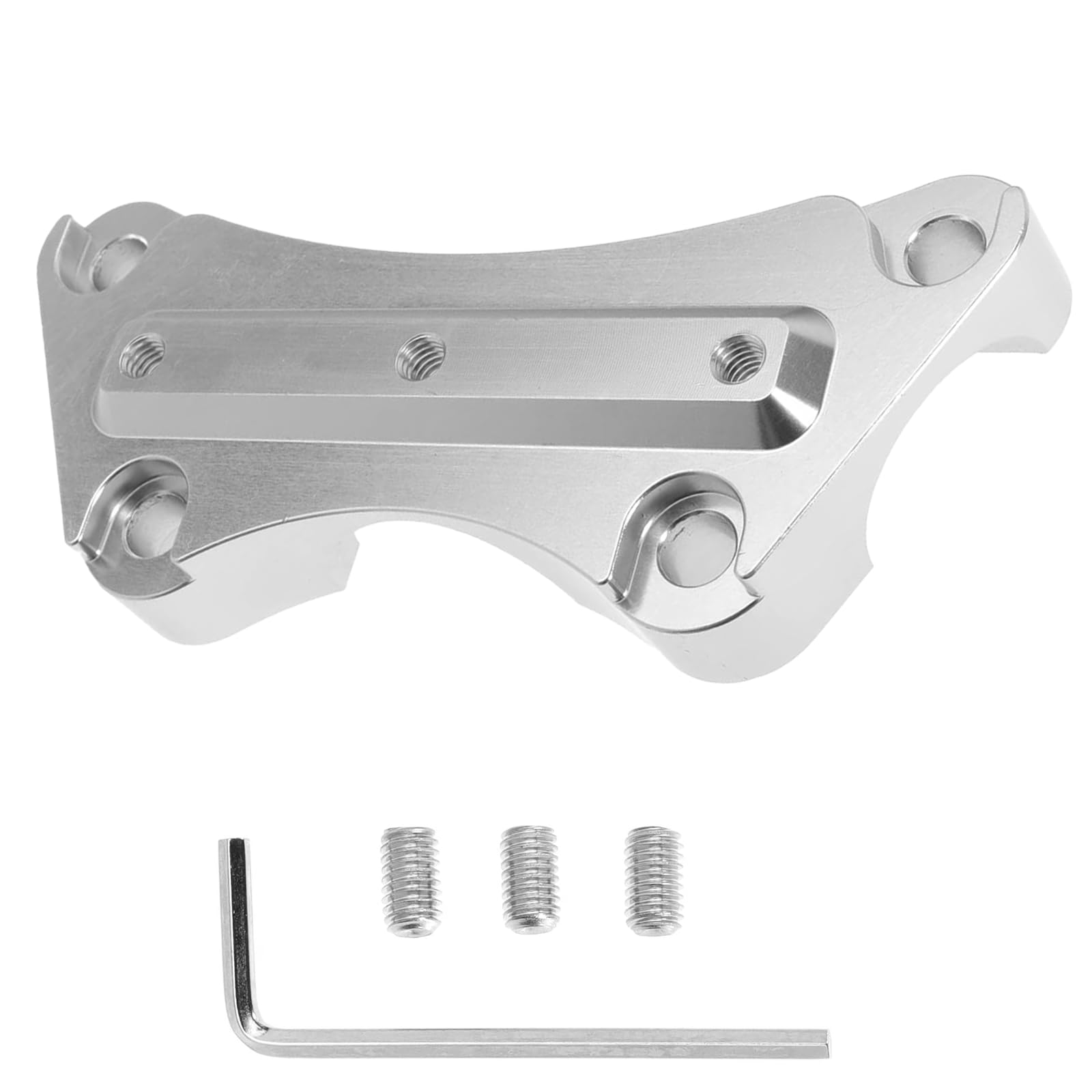 Chrome finish and precision clamp on Harley 1-inch handlebars.