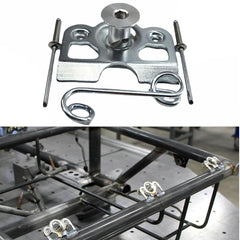 VPZMT dimpled tab plates provide precise weld-ready alignment during installation