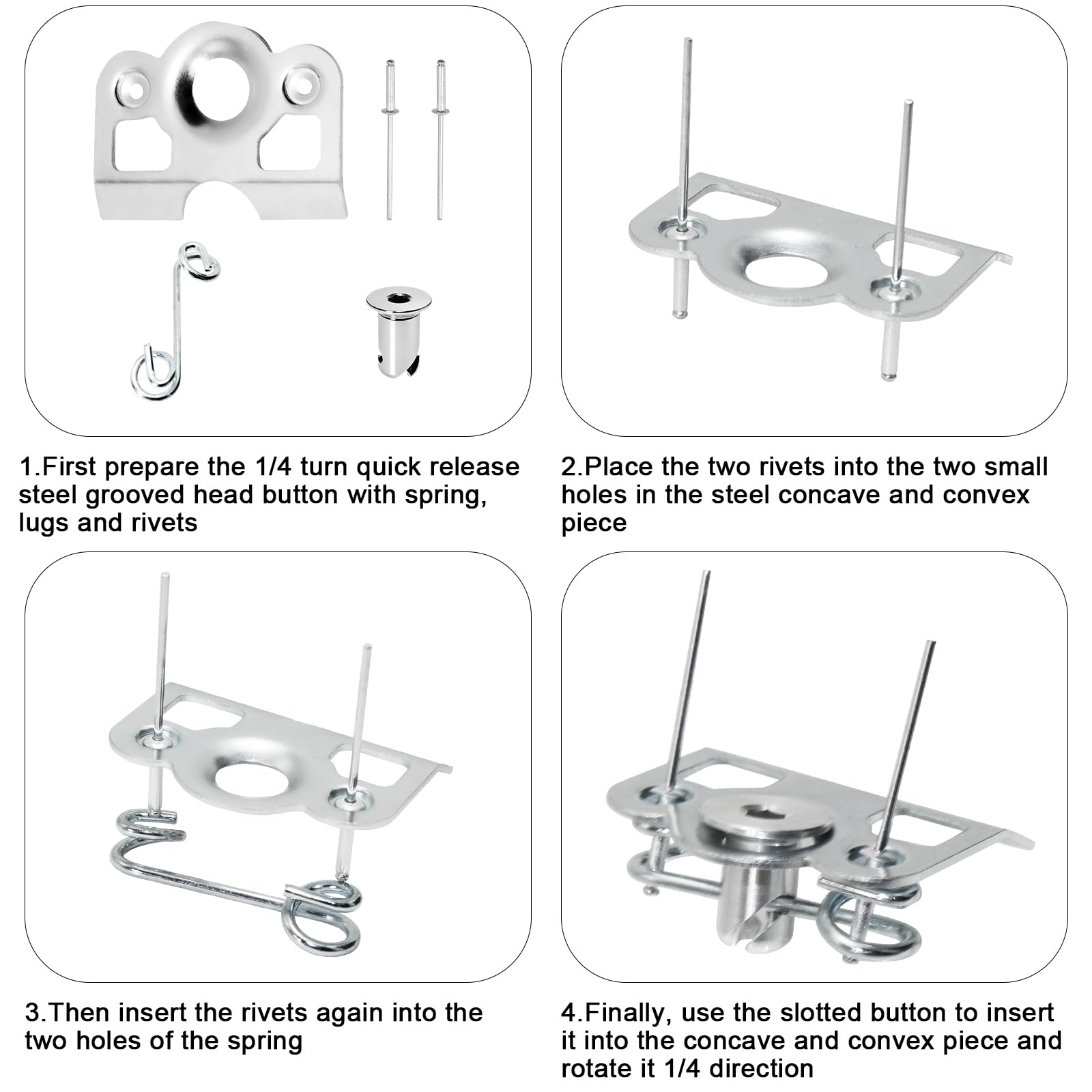 VPZMT DZUS springs illustrate reliable 1/4 turn operation for quick access