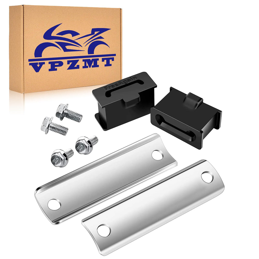 VPZMT road-touring muffler bracket in use suggests better vibration dampening