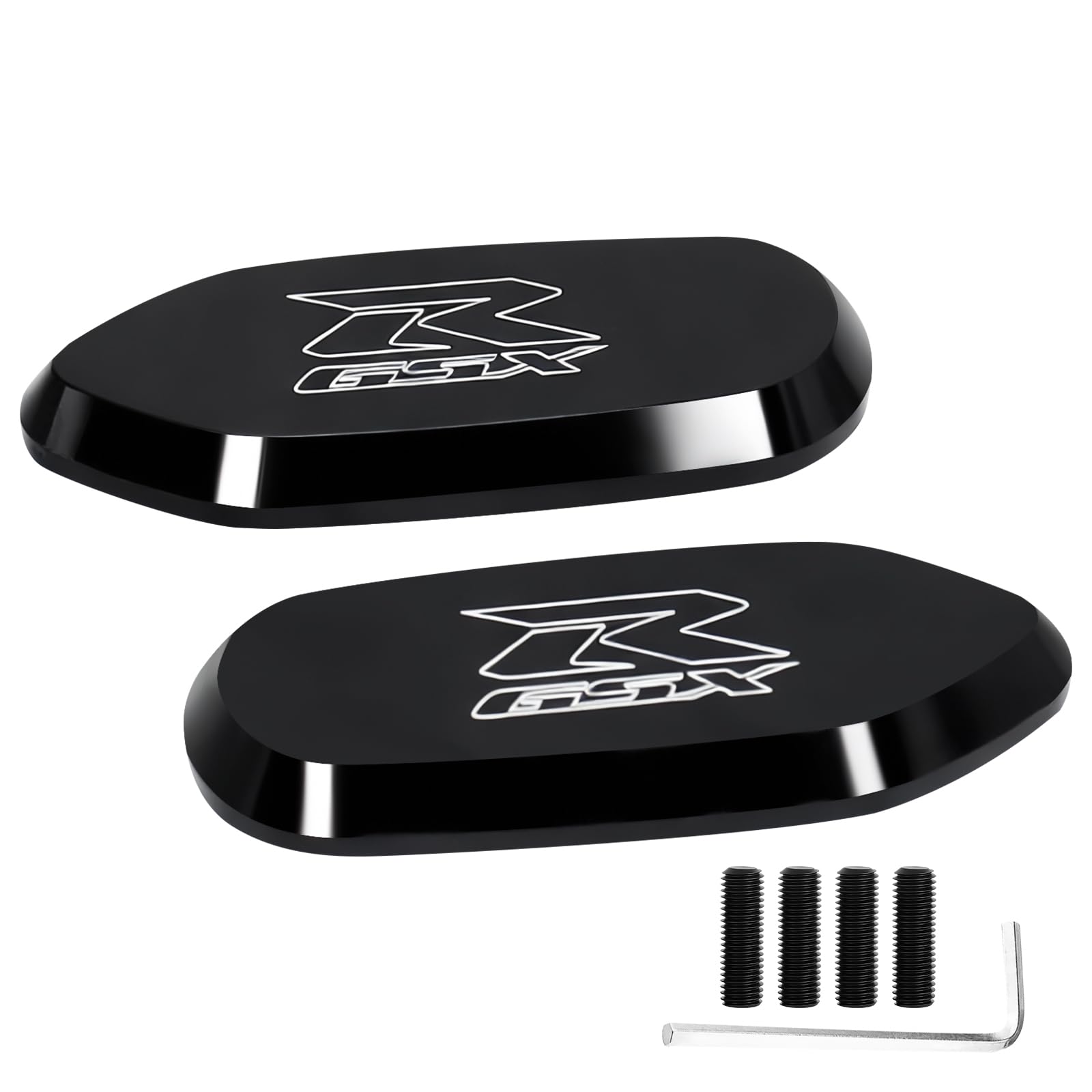 VPZMT sleek black base plates on a bike showing enhanced aesthetics and streamlined look.