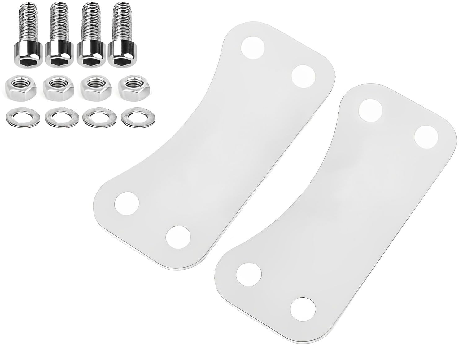 Stainless steel VPZMT fender riser kit highlighting robust construction
