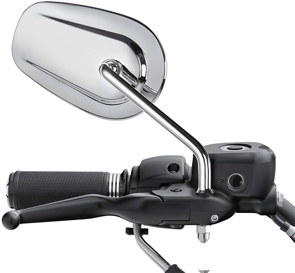 VPZMT universal-fit rearview mirrors for 1982-2025 Harleys, simple replacement.