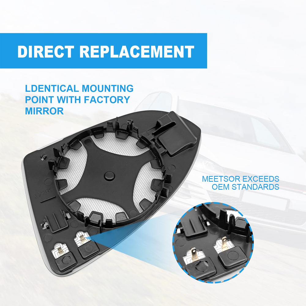 Vrasly direct-fit mounting point illustration for easy installation.