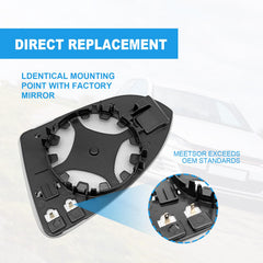 Vrasly direct-fit mounting point illustration for easy installation.