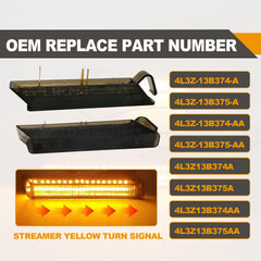 Vrasly Expedition mirror signal with amber flow for night visibility.