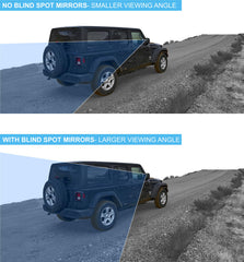 VrooeCoe weatherproof blind spot mirror withstands rain and car washes