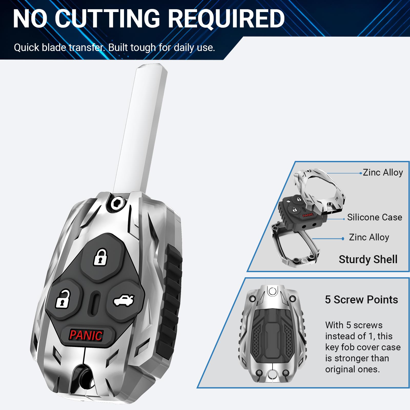 Vruwcey Honda Pilot shell assembly view demonstrates no-cutting installation.