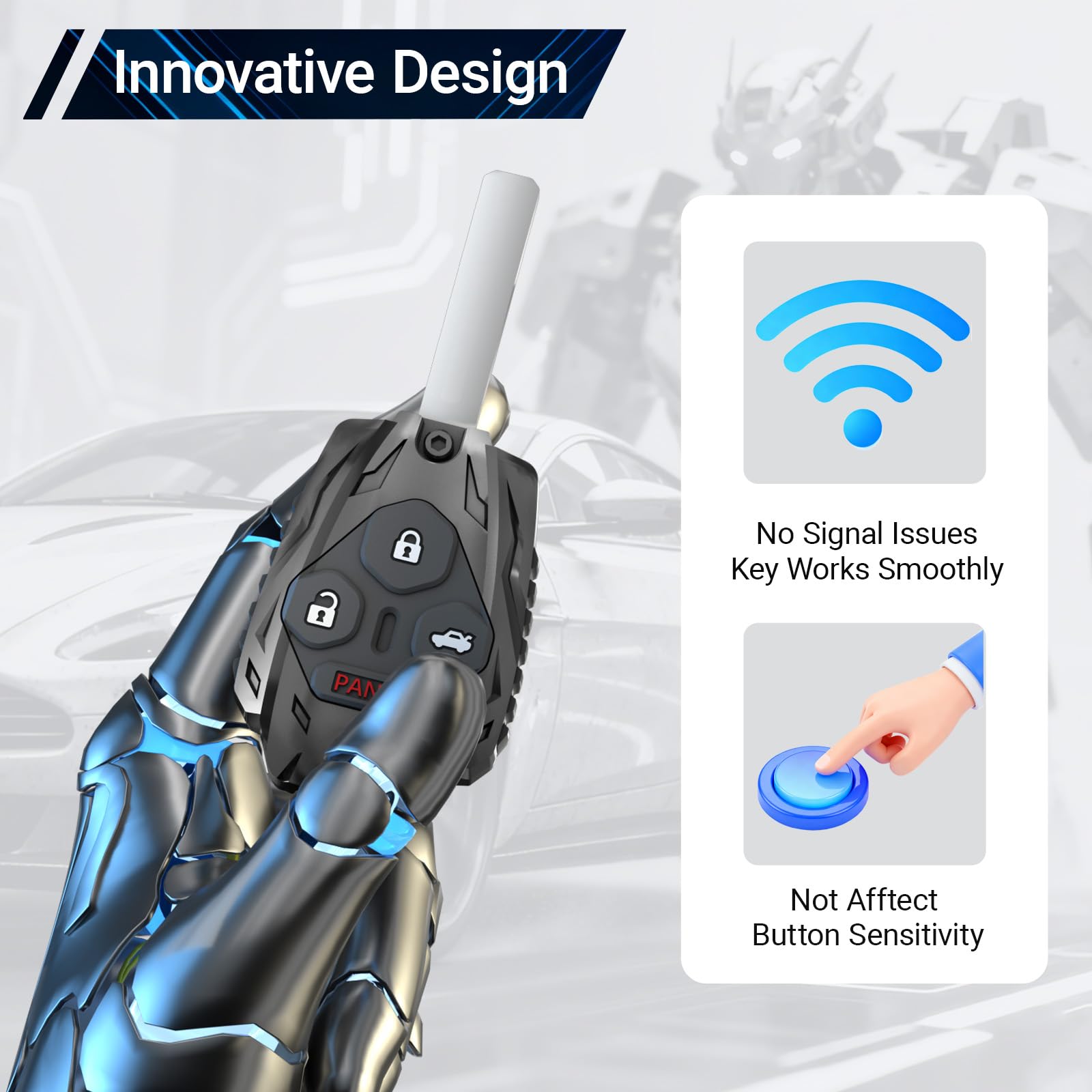 Vruwcey silicone inner protection keeping internal components cushioned.
