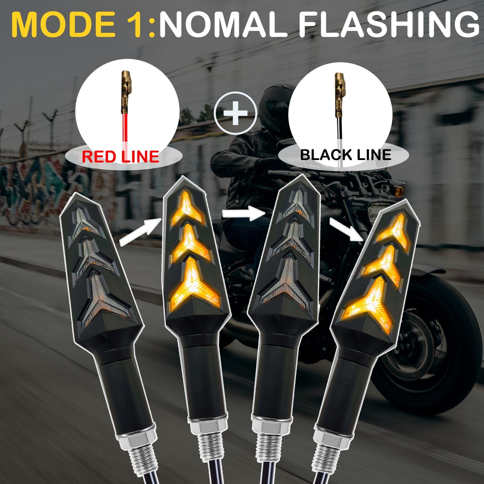 VRWEARE LED turn signal front left for enhanced signaling and quick installation.