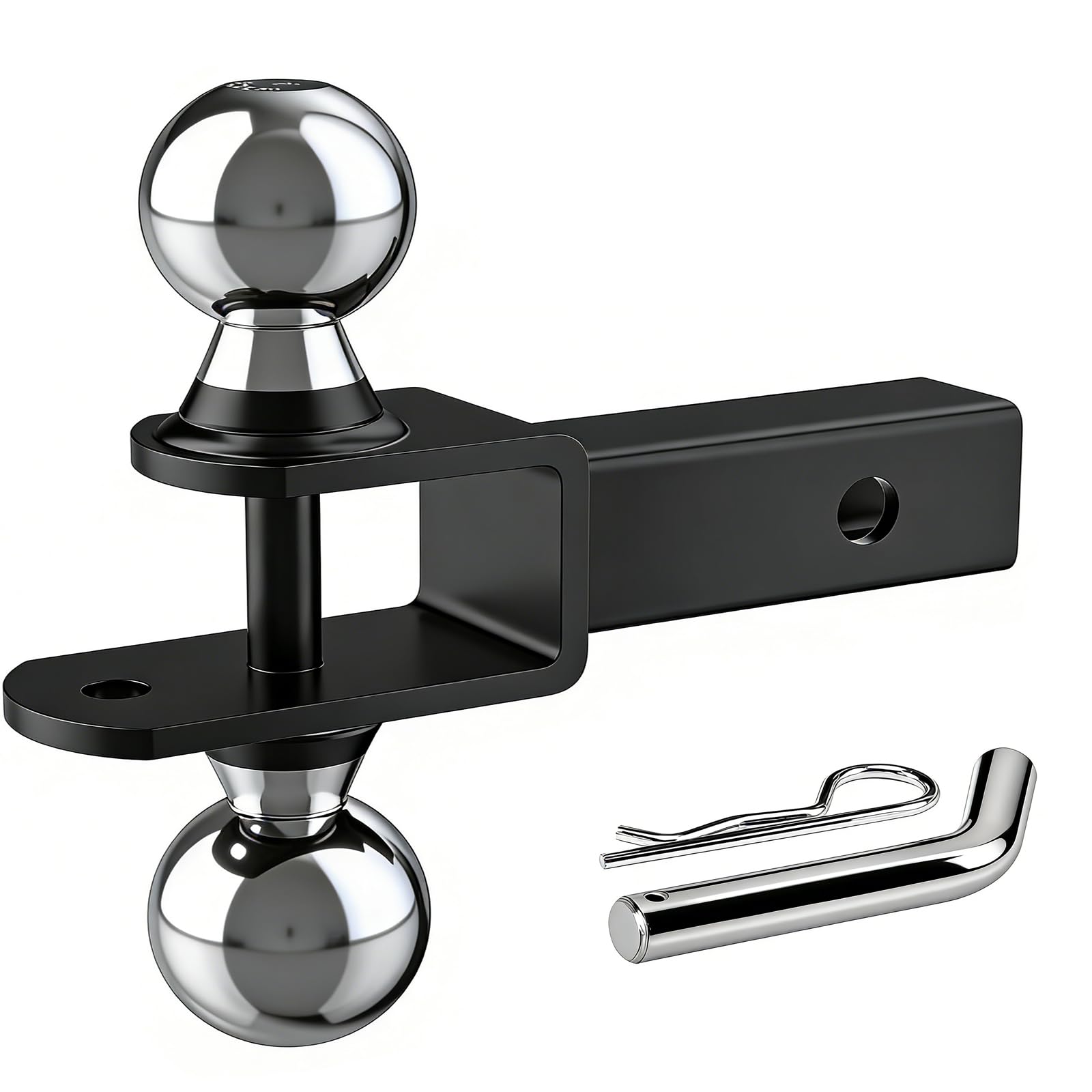 VRXSOND 4-in-1 hitch assembly enables versatile towing tasks on ATV/UTV.