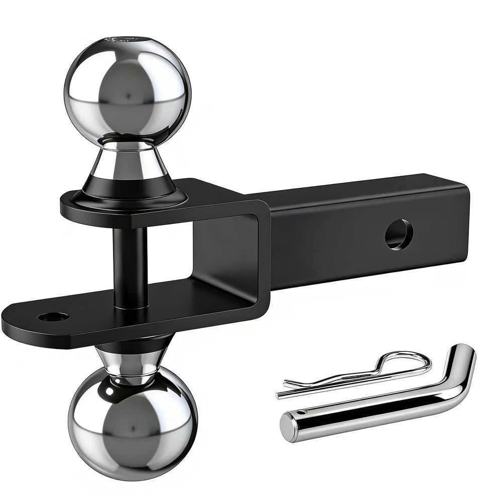 VRXSOND 4-in-1 hitch assembly enables versatile towing tasks on ATV/UTV.