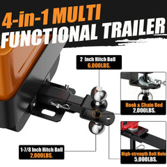 VRXSOND trailer strap ring offers extra lash points for stable loads.