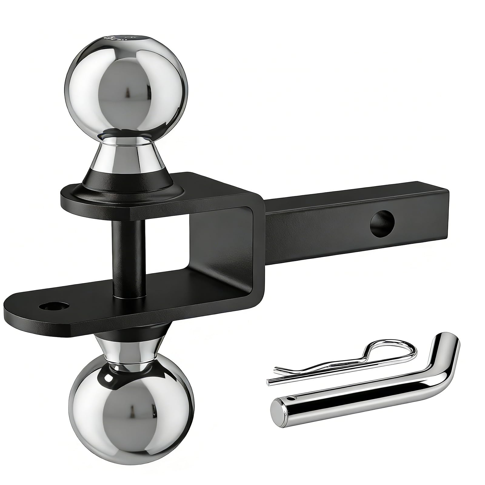 VRXSOND upgraded 4-in-1 hitch mount for versatile towing across tasks.