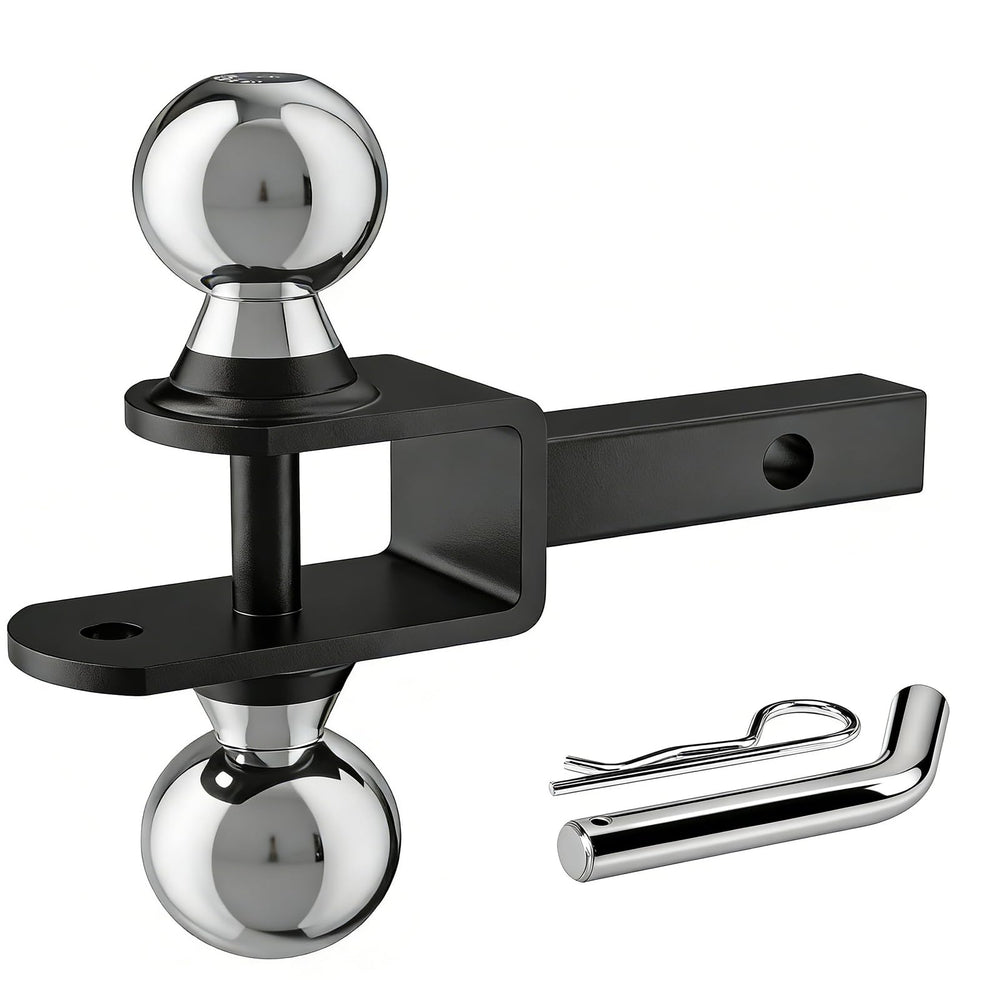 VRXSOND upgraded 4-in-1 hitch mount for versatile towing across tasks.