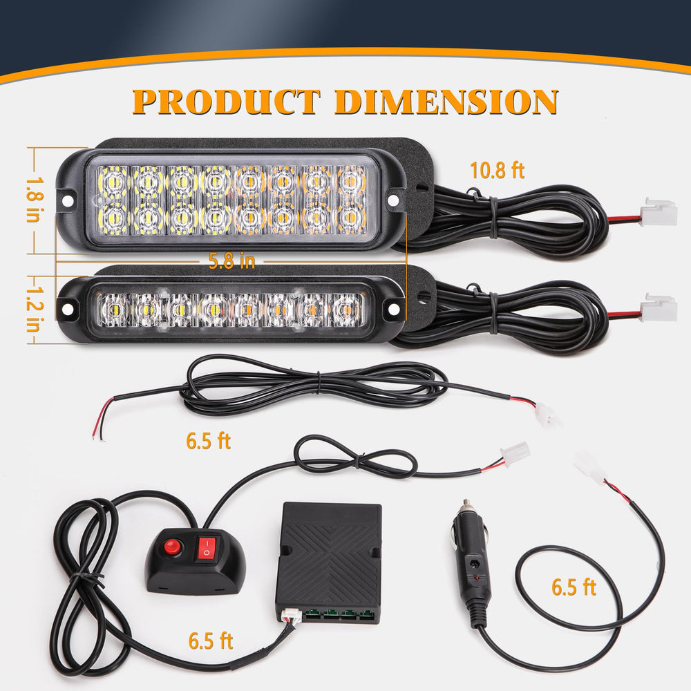 V-SEK 10.8 ft wiring supports large vehicle layouts.