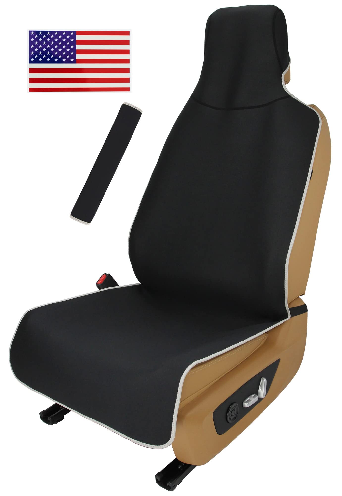 VSHIELD neoprene seat cover front bucket protection against sweat and spills
