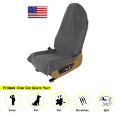VSHIELD sweatproof non-slip seat protector stays in place during daily commutes.