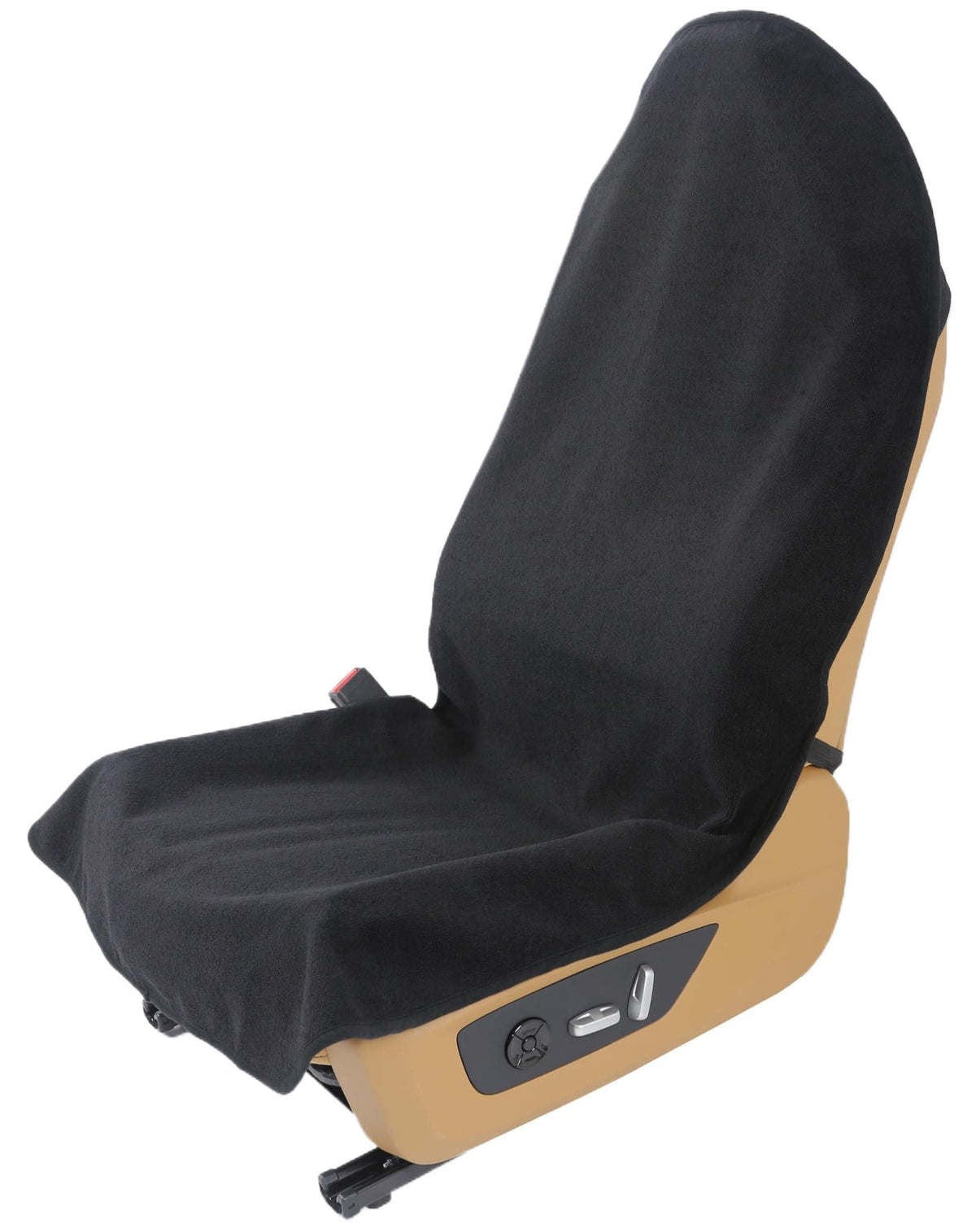 VSHIELD waterproof towel seat cover front view protects against sweat and spills