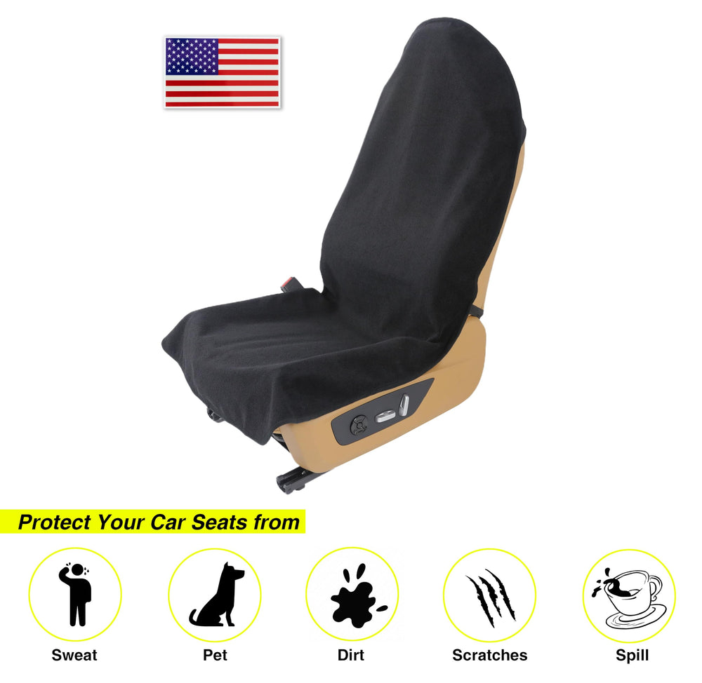VSHIELD seat cover rear view keeps rear seats clean from dirt and pet hair
