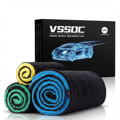VSSOC blue body towel for swirls-free body drying
