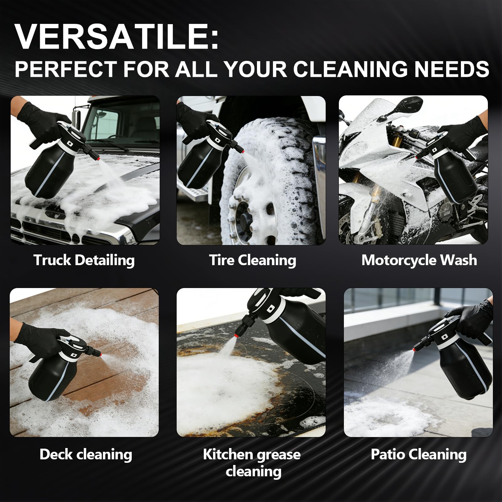 VSSOC quick-disassembly design simplifies cleaning after use.