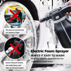 VSSOC foam spray pattern adjustment allows versatile coverage.