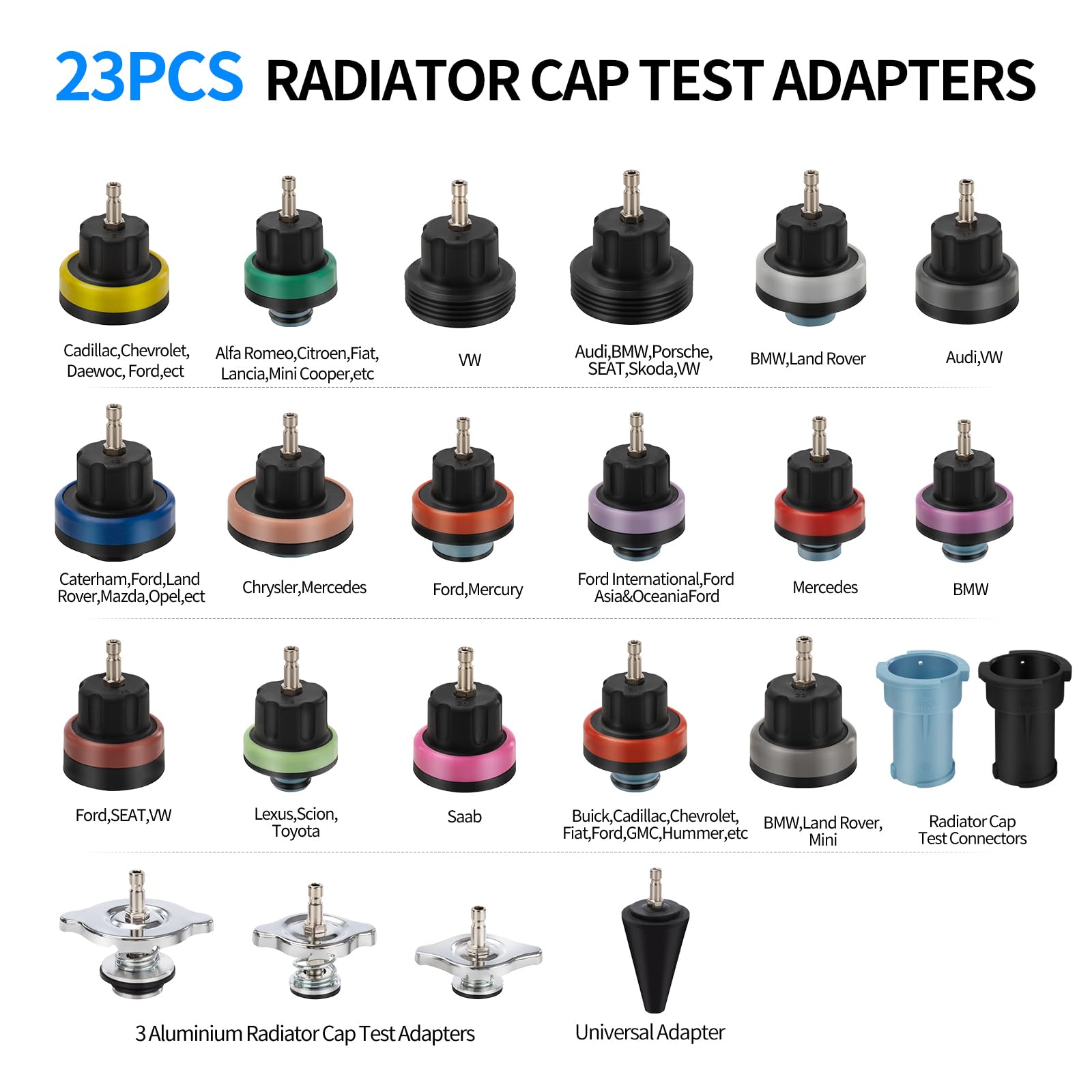 VTG VOGTEN aluminum adapters enabling broad vehicle compatibility