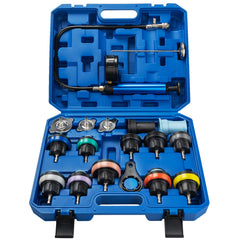 VTG VOGTEN coolant tester kit packaging shows complete contents for diagnosing leaks.