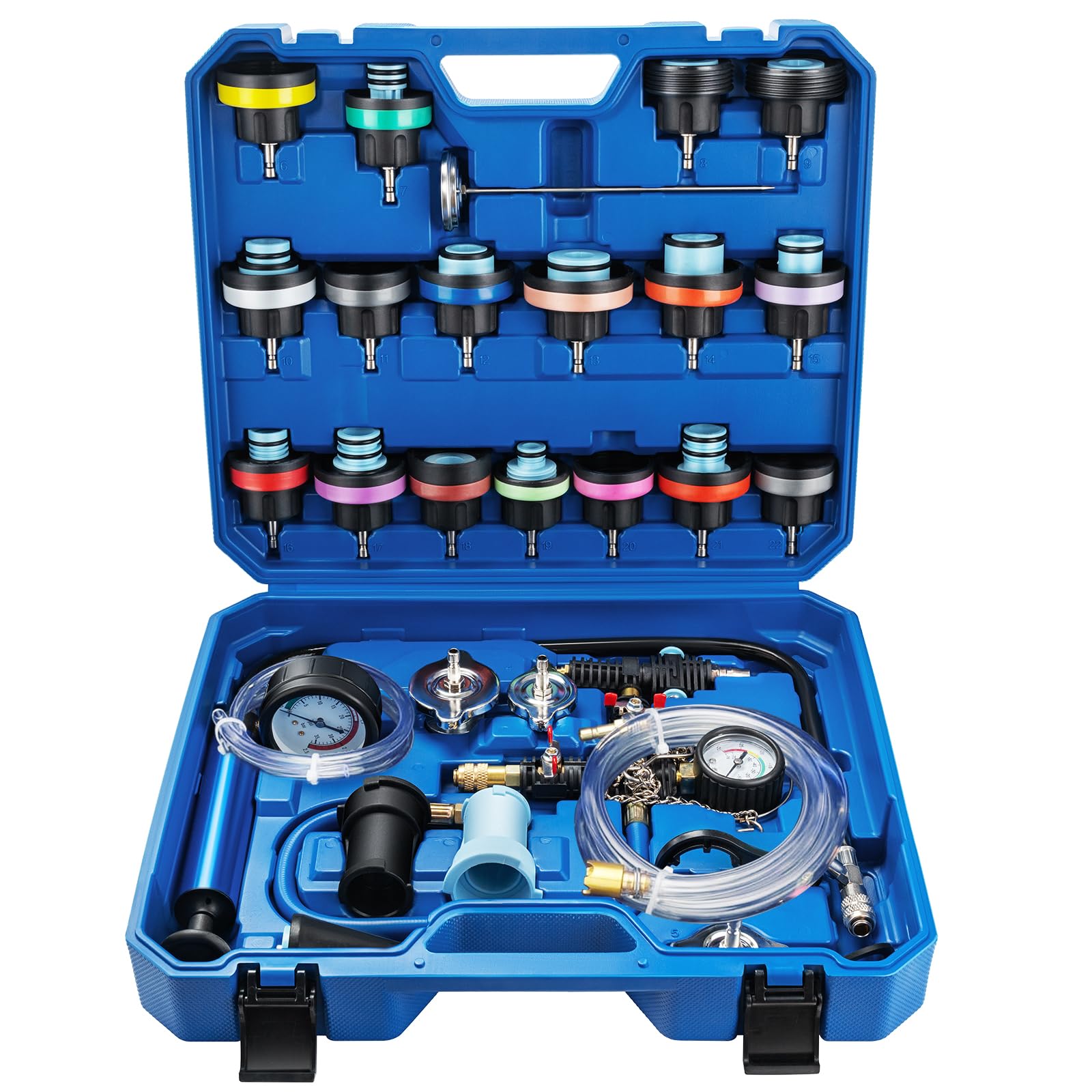 VTG VOGTEN coolant tester setup for quick leak checks