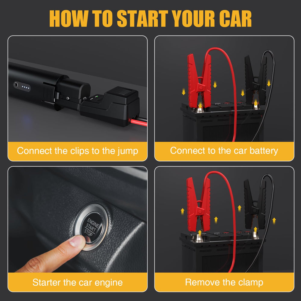 VTOMAN jumper cable warranty and support icon indicating coverage and help