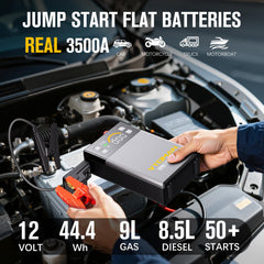 VTOMAN X3 high-visibility display shows status clearly