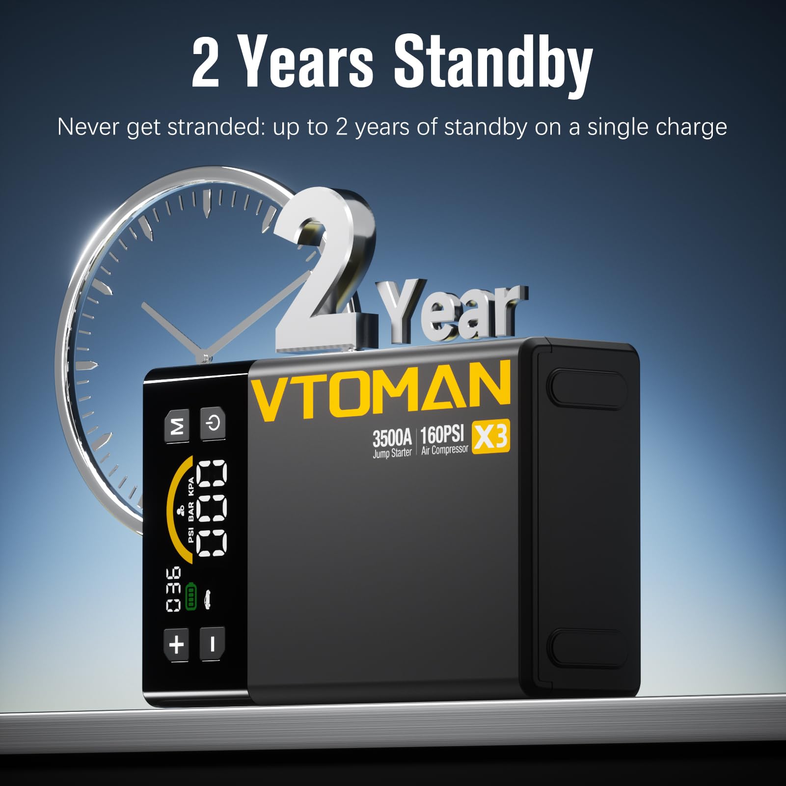 VTOMAN X3 quick-start guide helps you set up in minutes