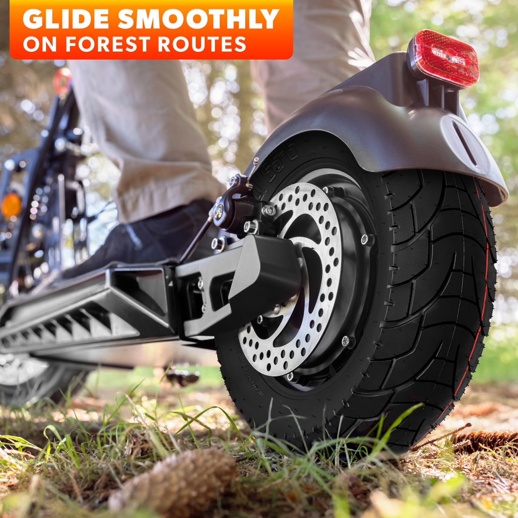 V TOWER 80/65-6 quiet ride with durable construction