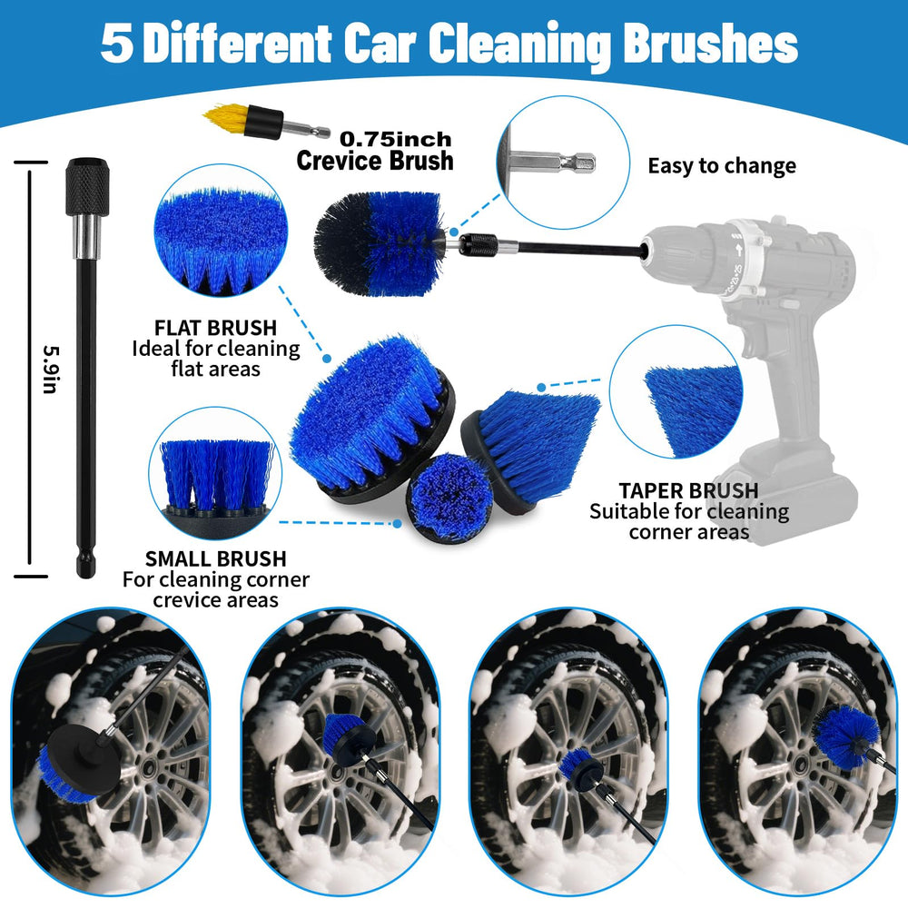 VTSHENY microfiber towels and foam pads for streak-free shine.