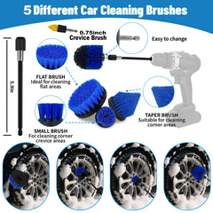 VTSHENY microfiber towels and foam pads for streak-free shine.