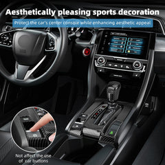 VTVWNM gear shift panel cover adds premium look and wear resistance for Honda Civic.