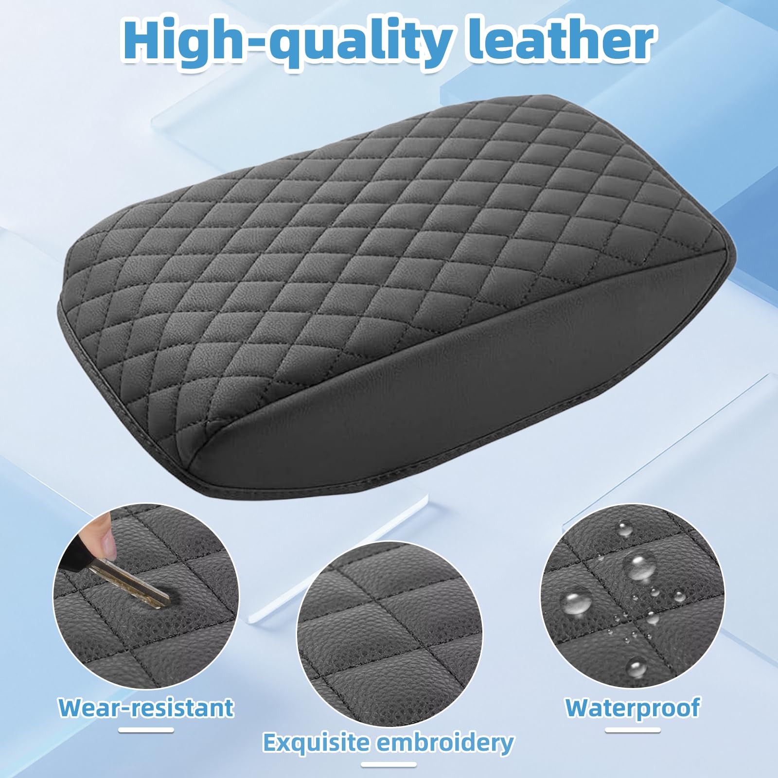 VTVWNM armrest cover with elastic bands enables tool-free Forester installation.
