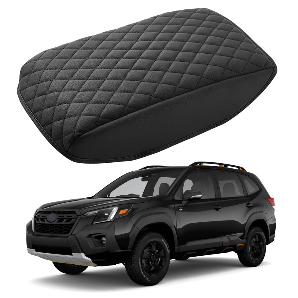 VTVWNM center console armrest cover for Subaru Forester 2019–2024 protects against wear.