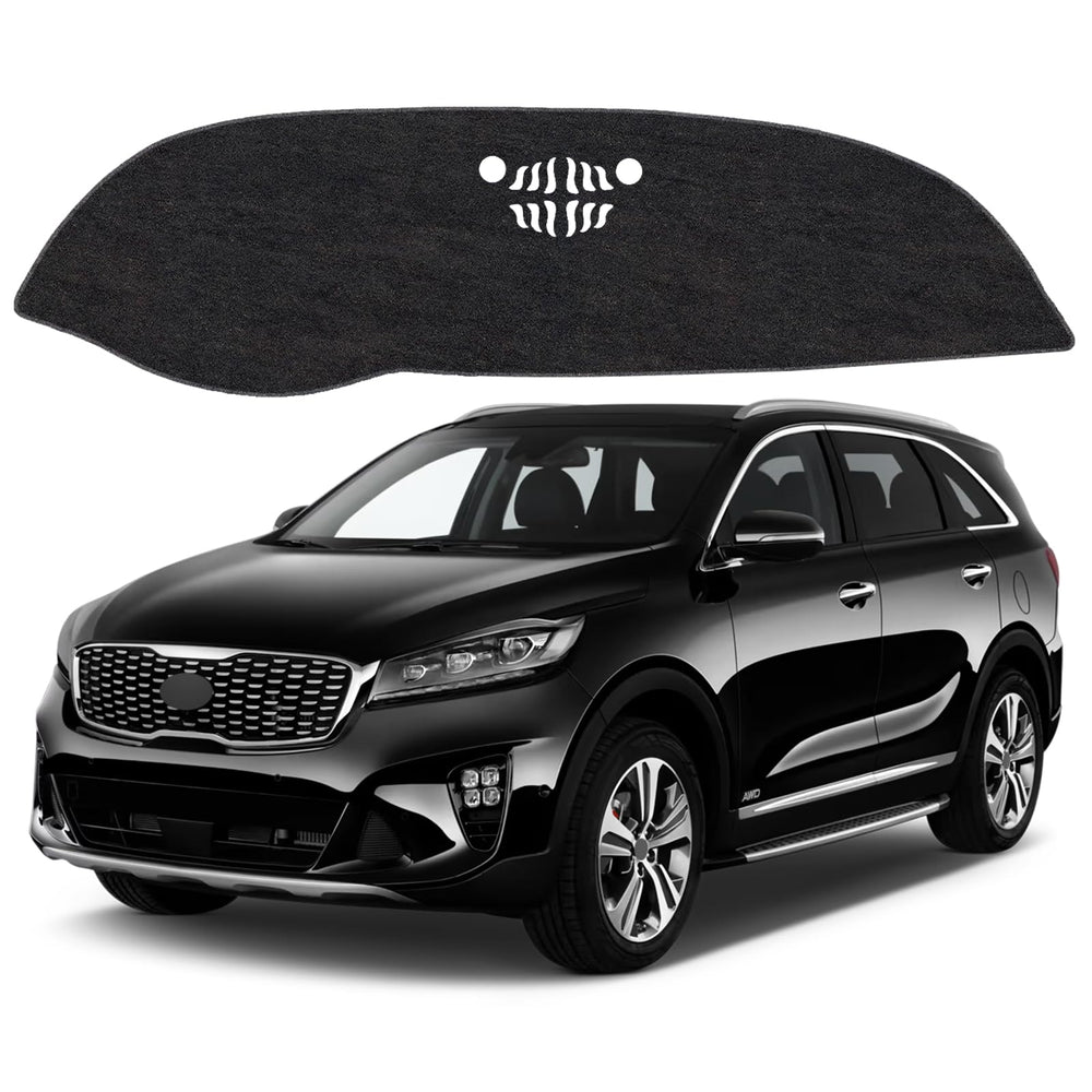 VTVWNM dash cover on Kia Sorento provides precise fit and glare reduction for safer driving