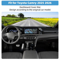 VTVWNM dash cover mat anti-slip bottom keeps the mat steady during driving.
