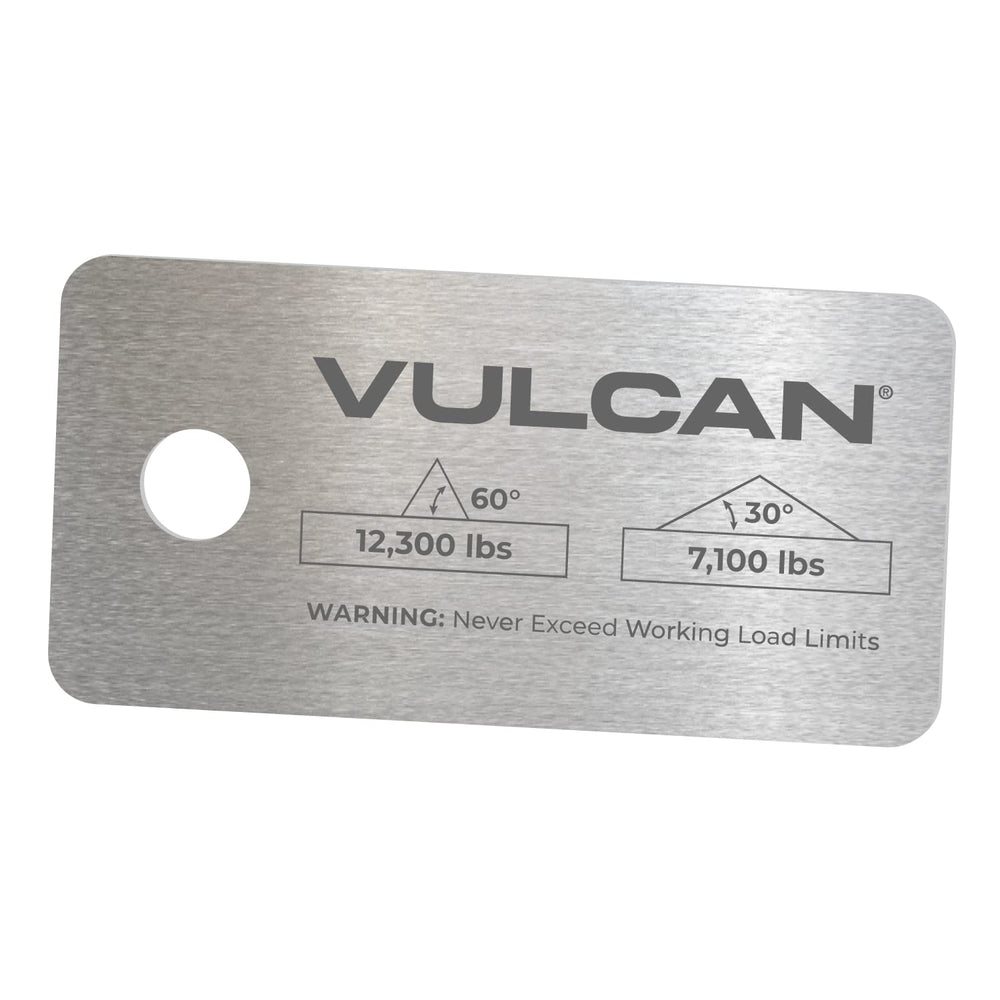 VULCAN master ring with load rest stabilizes the load.