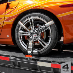 VULCAN orange ratchet handles boost visibility during securing.