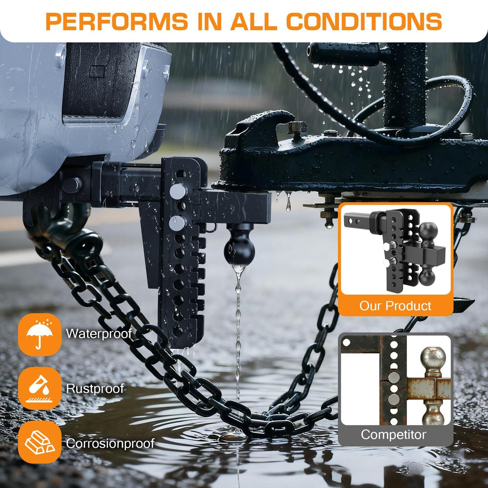 Vullteeon heavy-duty steel construction with rust-resistant coating for durability.