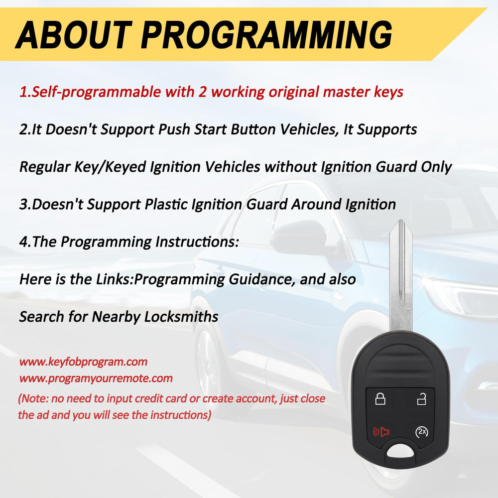 Vurkcy electronics preinstalled fob ready for pairing.