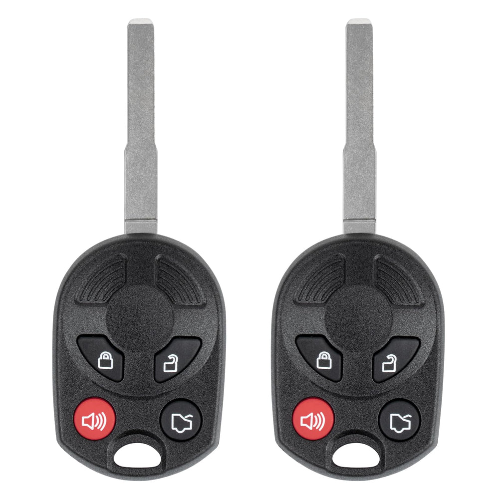 Vurkcy 2-pack keyless entry remotes ready for quick replacement and setup.