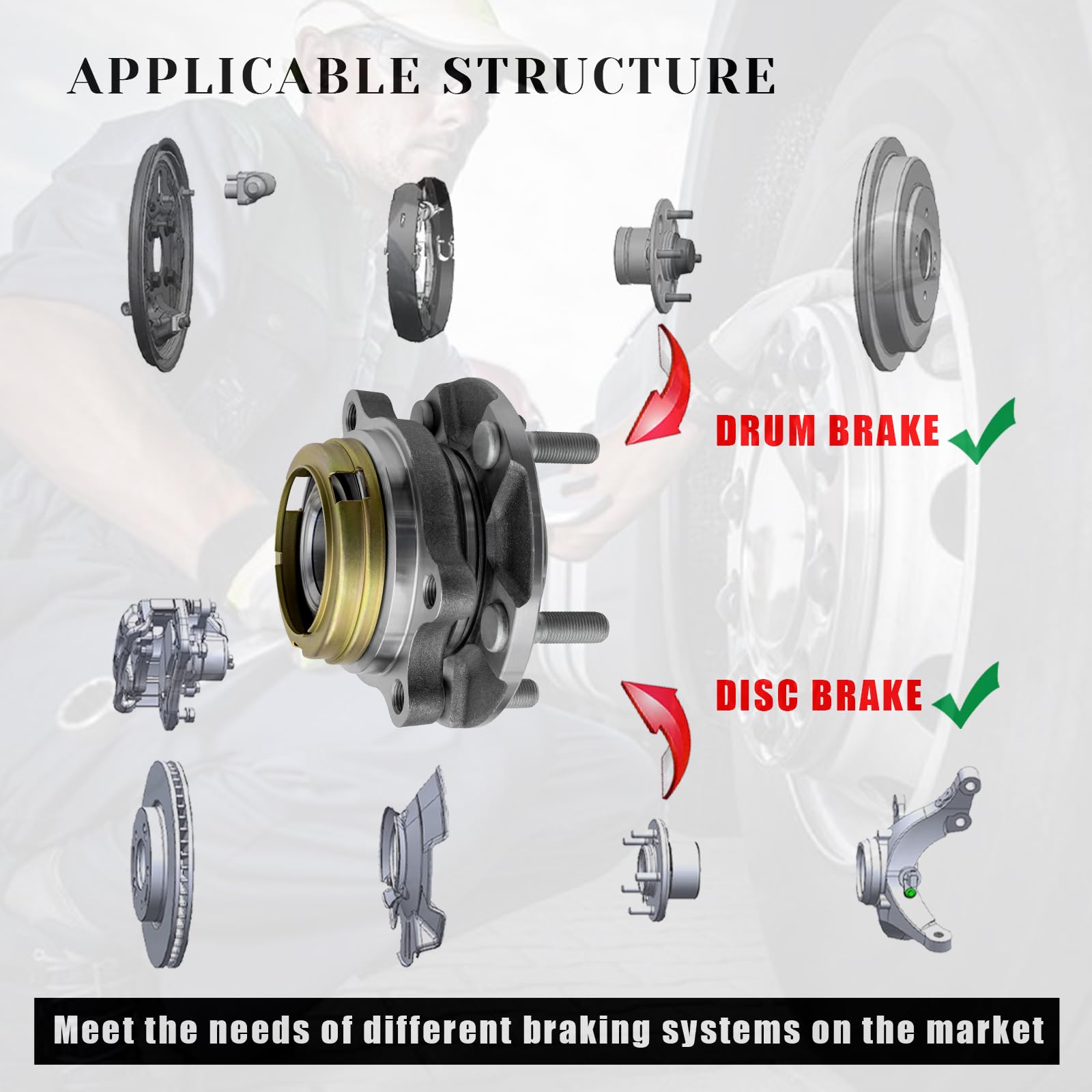 Vurkcy 4-bolt triangular flange ensures secure mounting on compatible vehicles.