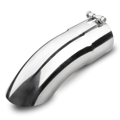 Vurkcy 4inch inlet curved exhaust tip for sleek aesthetics and improved flow.