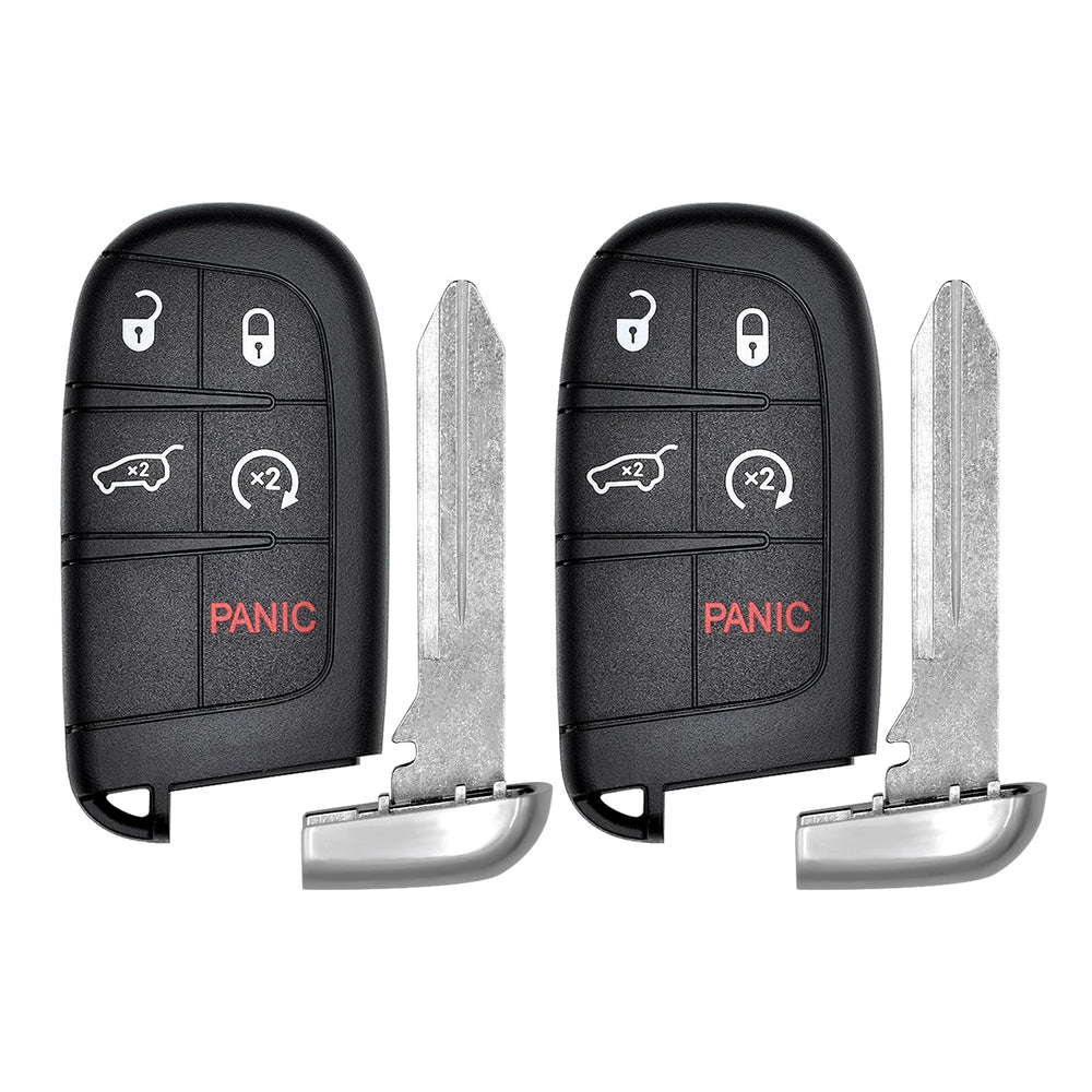 Vurkcy 5-button key fob for Jeep Grand Cherokee, reliable replacement in 2014-2022 models.